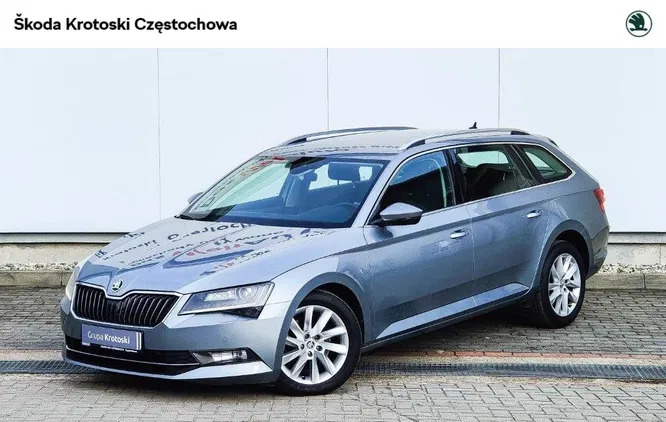 śląskie Skoda Superb cena 64900 przebieg: 208919, rok produkcji 2018 z Częstochowa